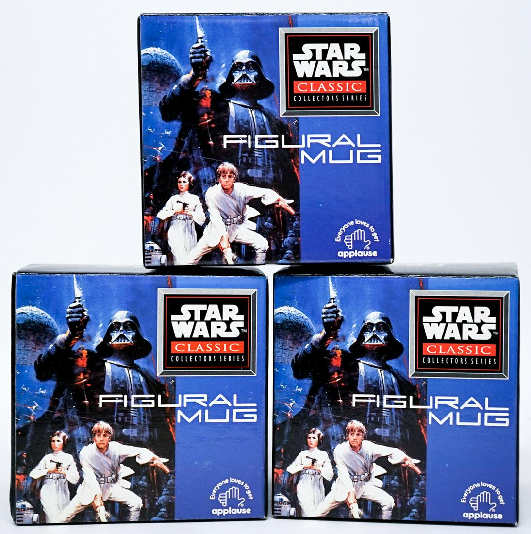 Star Wars (3) Figural Mugs MIB [Boba Fett] (1 of 4)