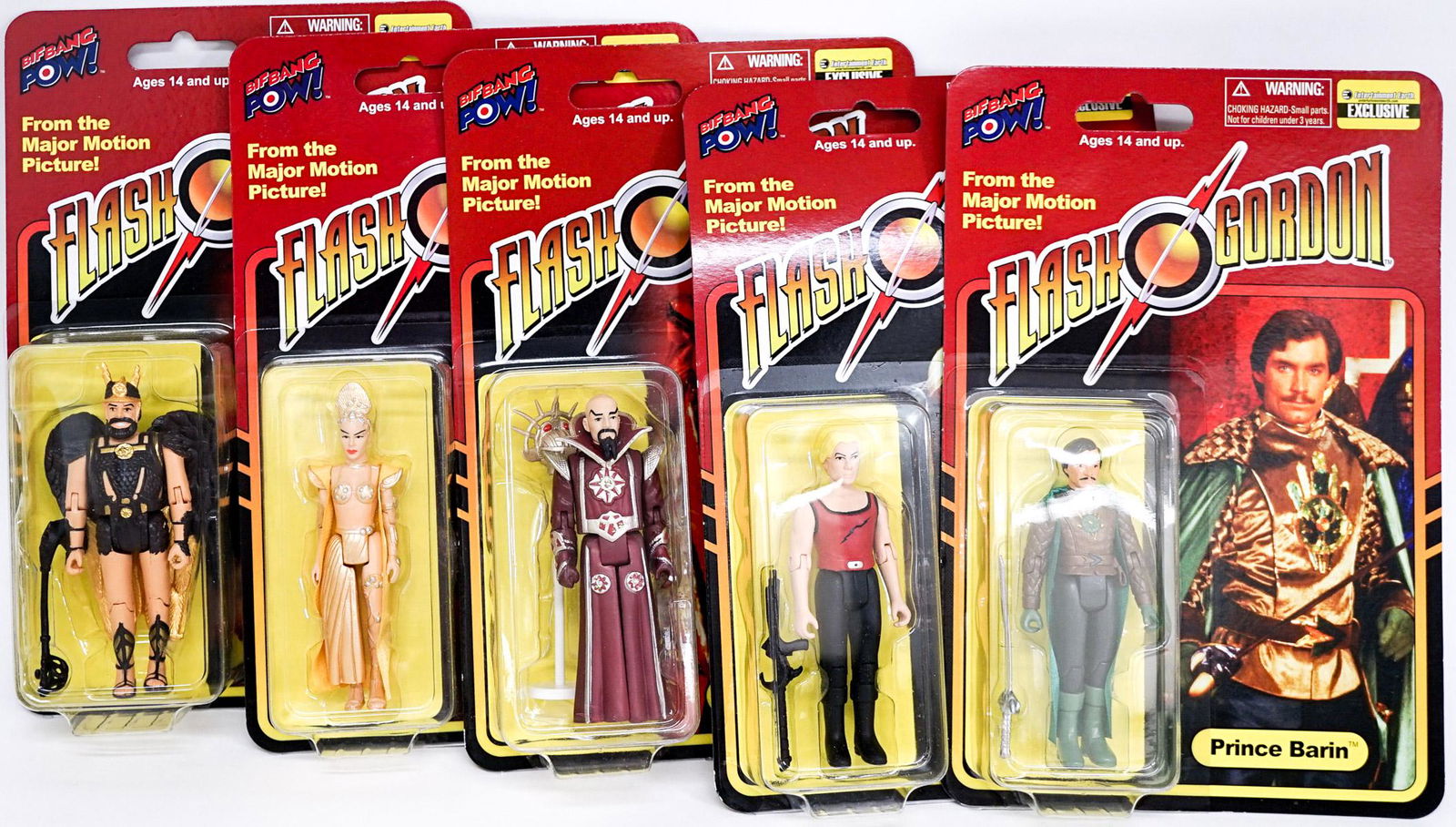 Flash Gordon (5) Action Figures MIP (1 of 5)