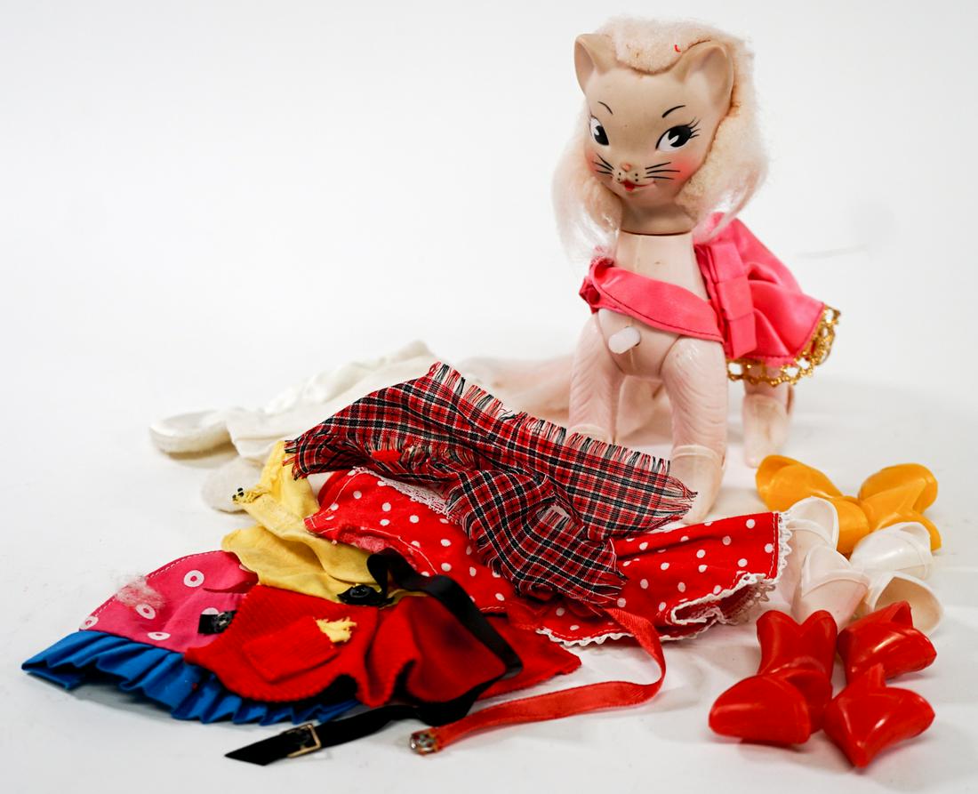 Vintage Kitty Doll with Accessories (1 of 6)