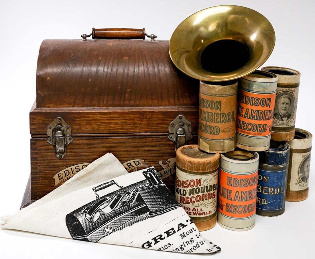 Edison Phonograph Cylinder Player and More (1 of 19)