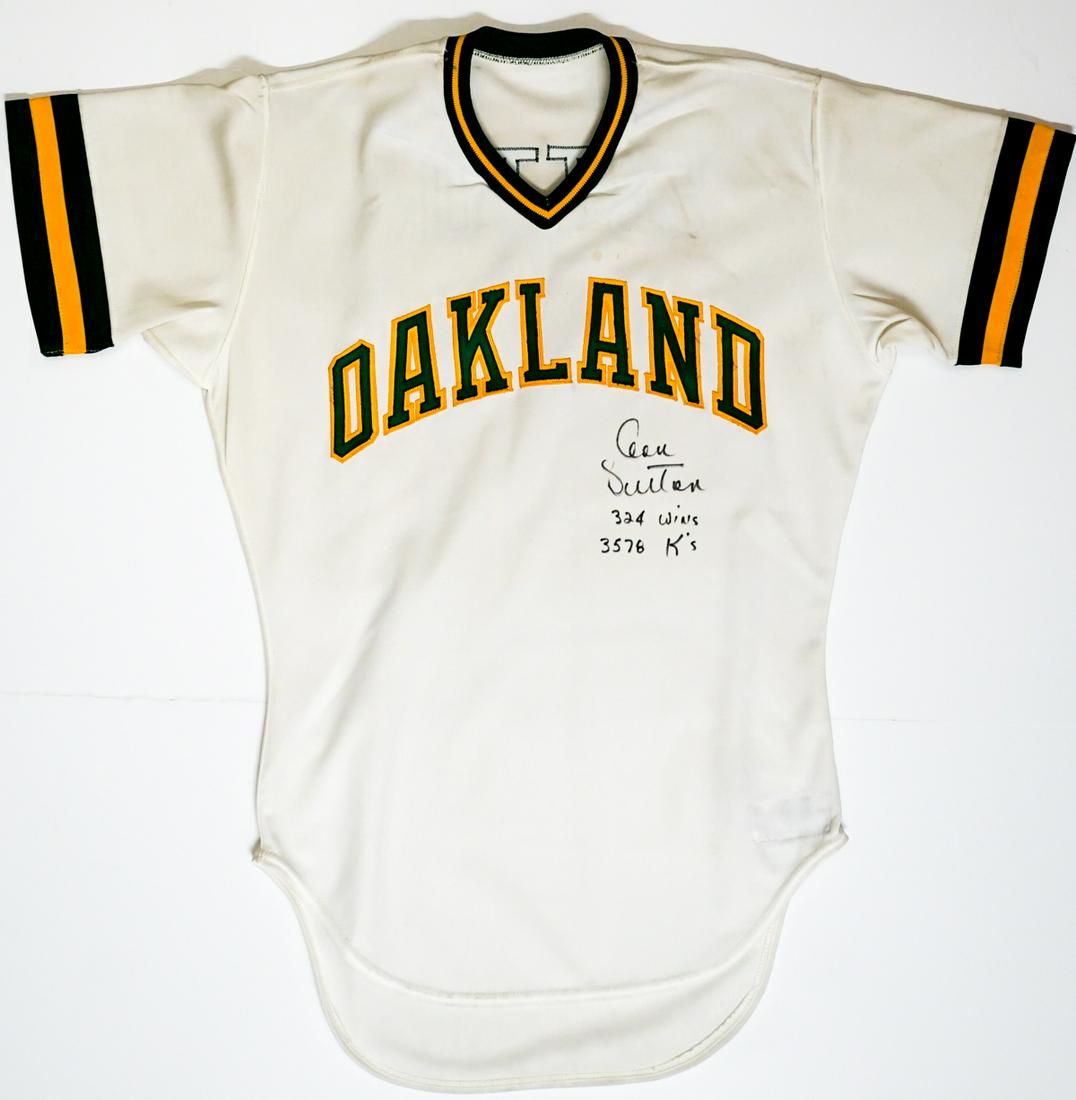1985 Don Sutton Oakland A's Game-Used Home Jersey (1 of 13)