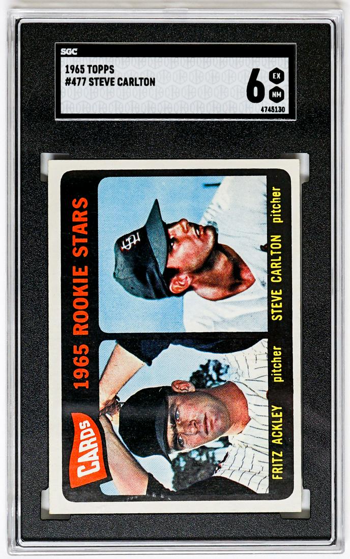 1965 Topps #477 Steve Carlton SGC 6 (1 of 2)