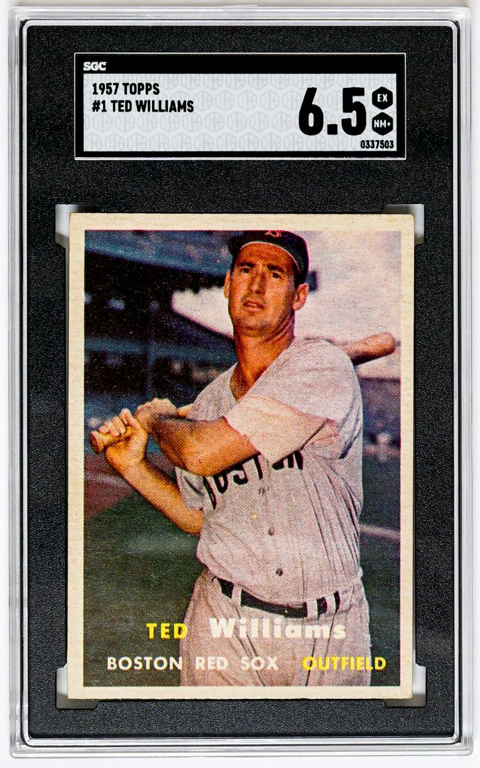1957 Topps #1 Ted Williams SGC 6.5 (1 of 2)