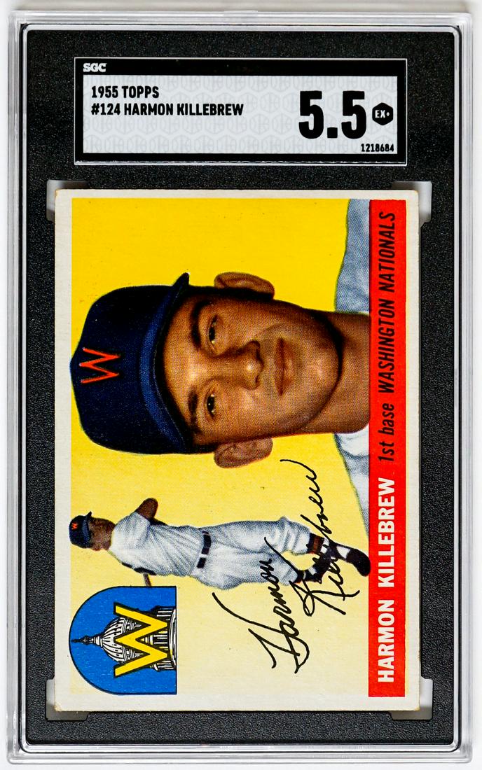 1955 Topps #124 Harmon Killebrew SGC 5.5 (1 of 2)