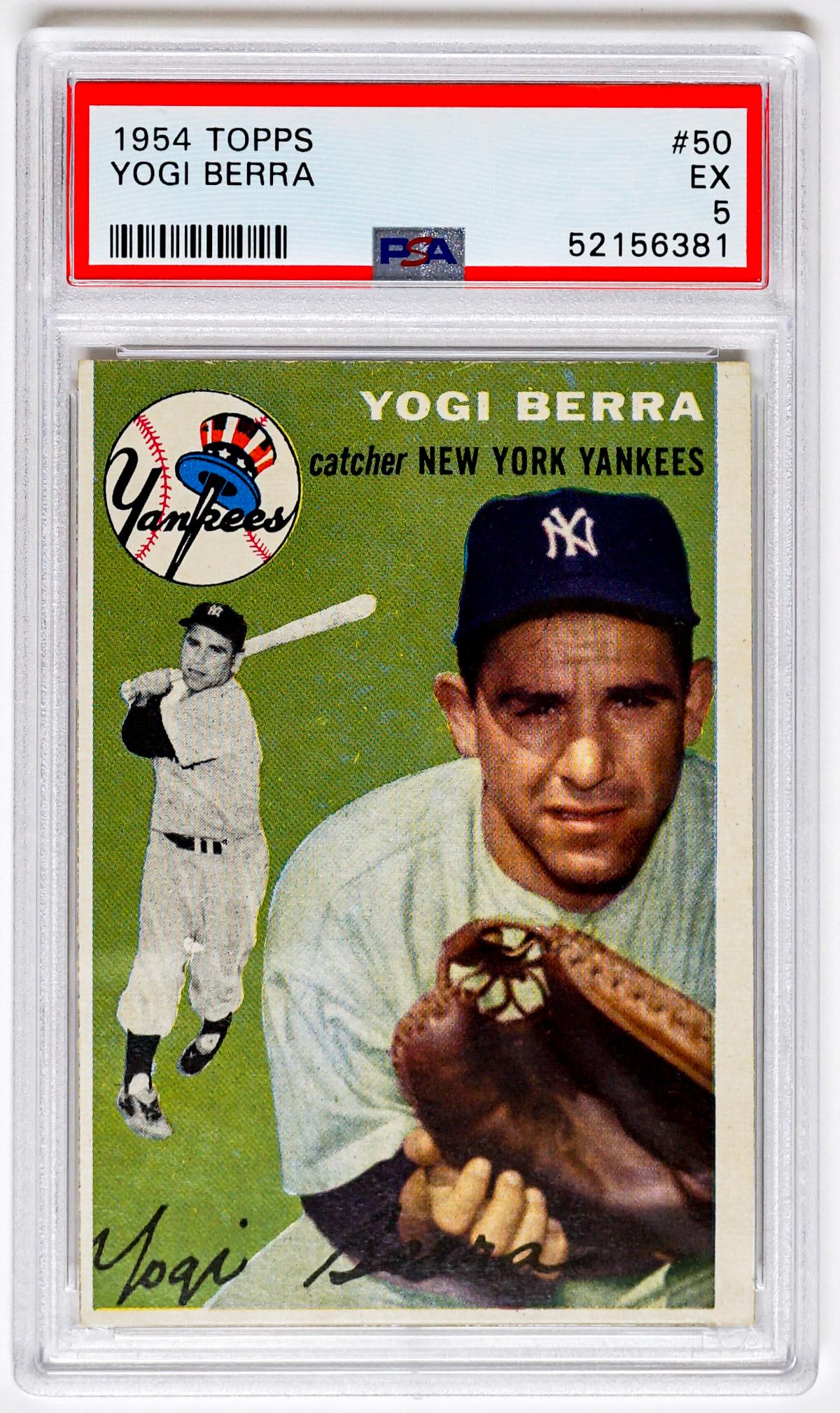 1954 Topps Yogi Berra #50 PSA 5 (1 of 2)