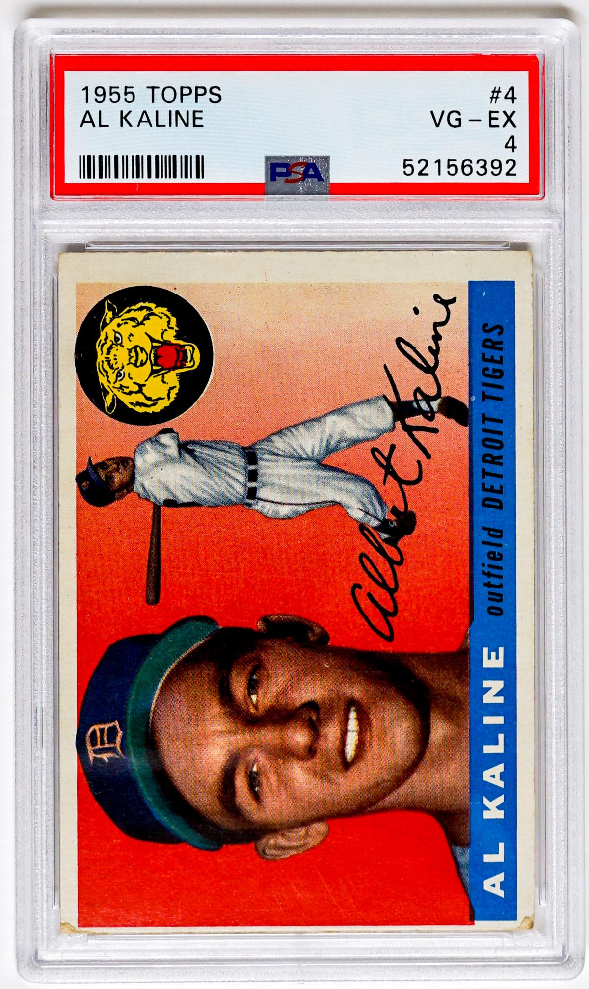 1955 Topps Al Kaline #4 PSA 4 (1 of 2)