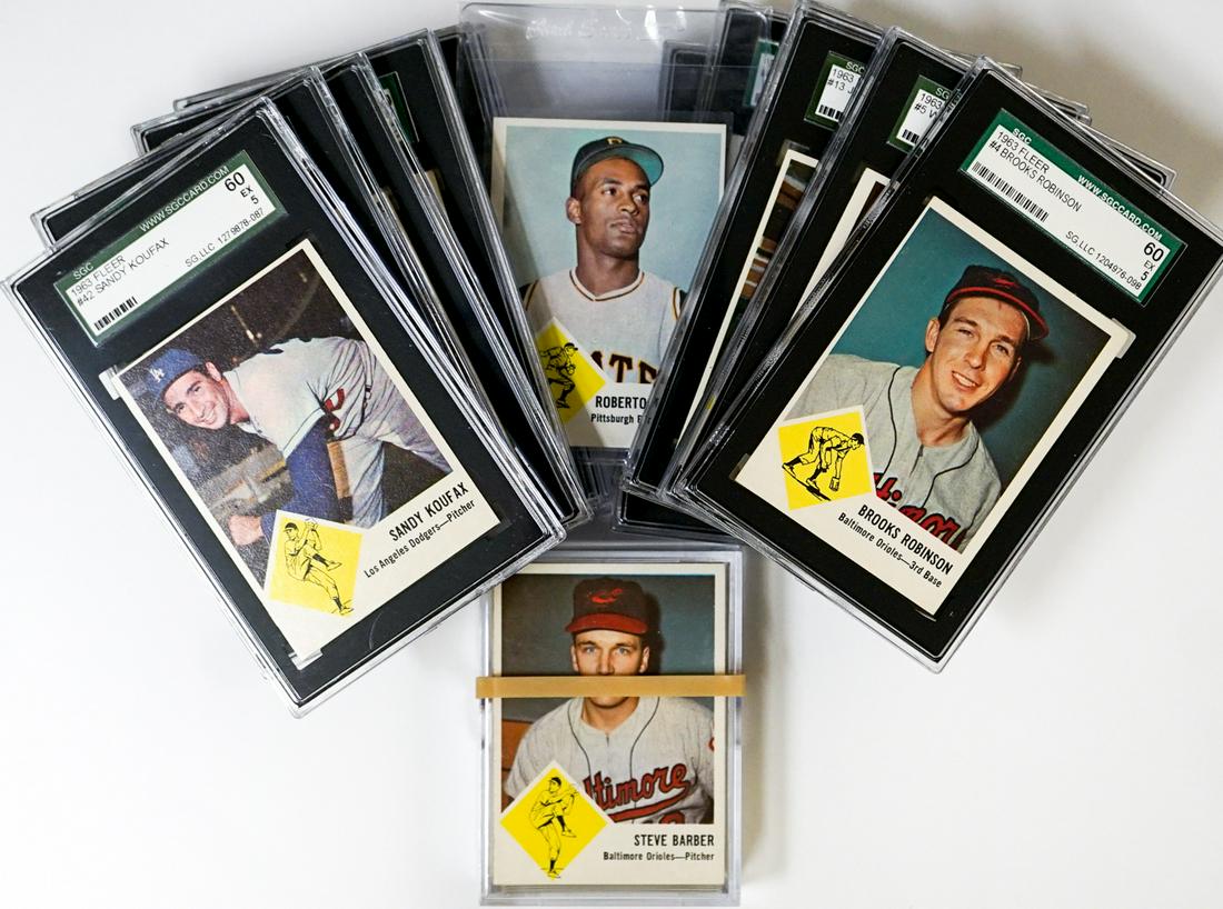 1963 Fleer Baseball Complete Set EX-NM (1 of 20)