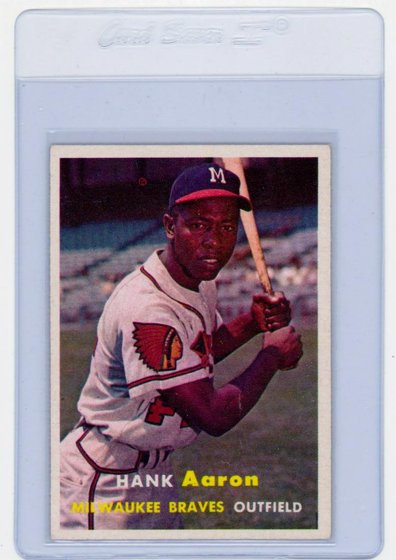 1957 Topps Hank Aaron #20 EX/EX-MT (1 of 2)