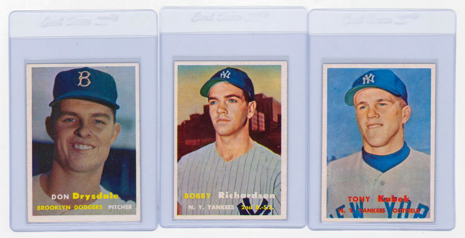 1957 Topps Baseball Cards (3) (1 of 2)