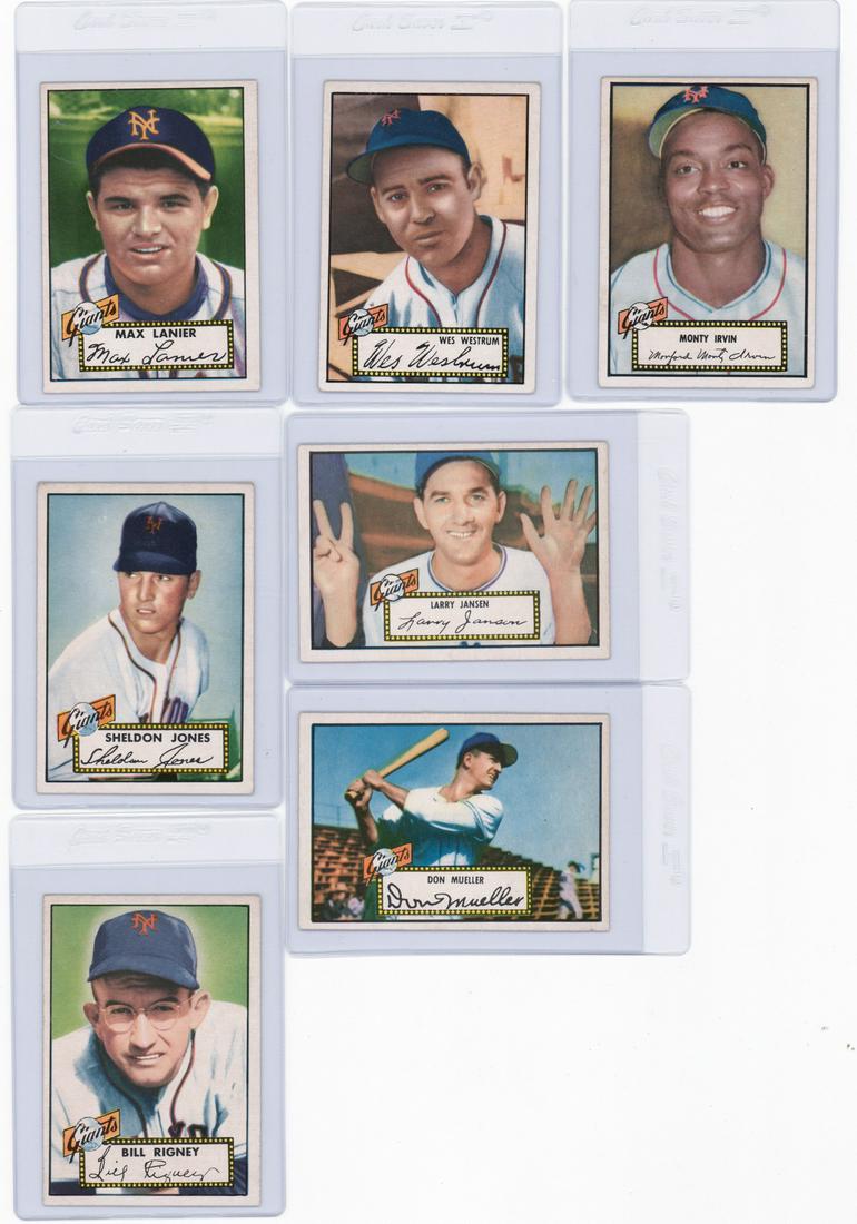 1952 Topps Baseball Cards (7) (1 of 5)