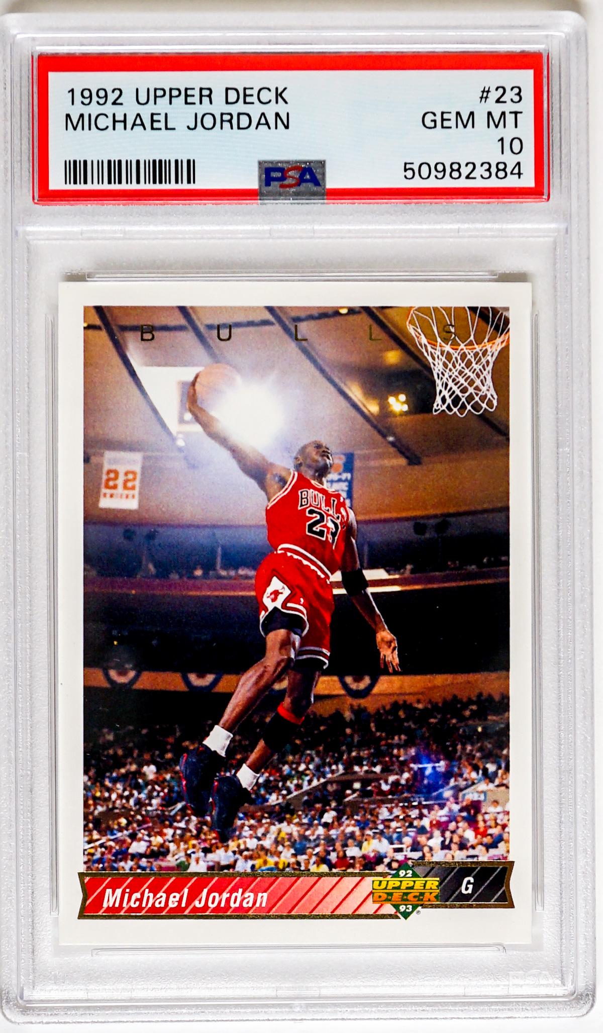 Michael Jordan 1992 Upper Deck #23 PSA 10 (1 of 2)