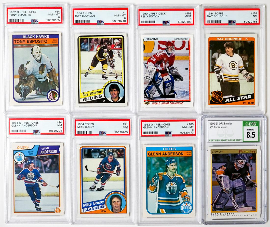 Graded Hockey Cards (8) (1 of 5)