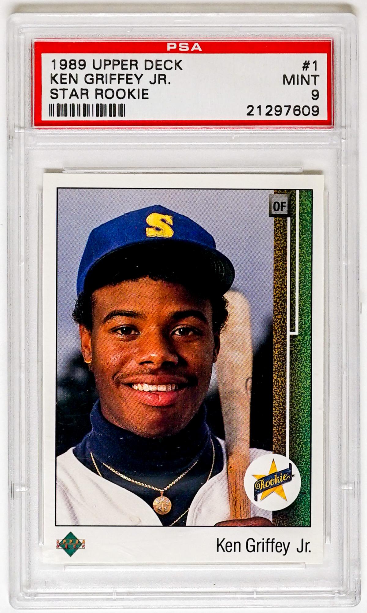 Ken Griffey, Jr. 1989 Upper Deck #1 PSA 9 MINT (1 of 2)