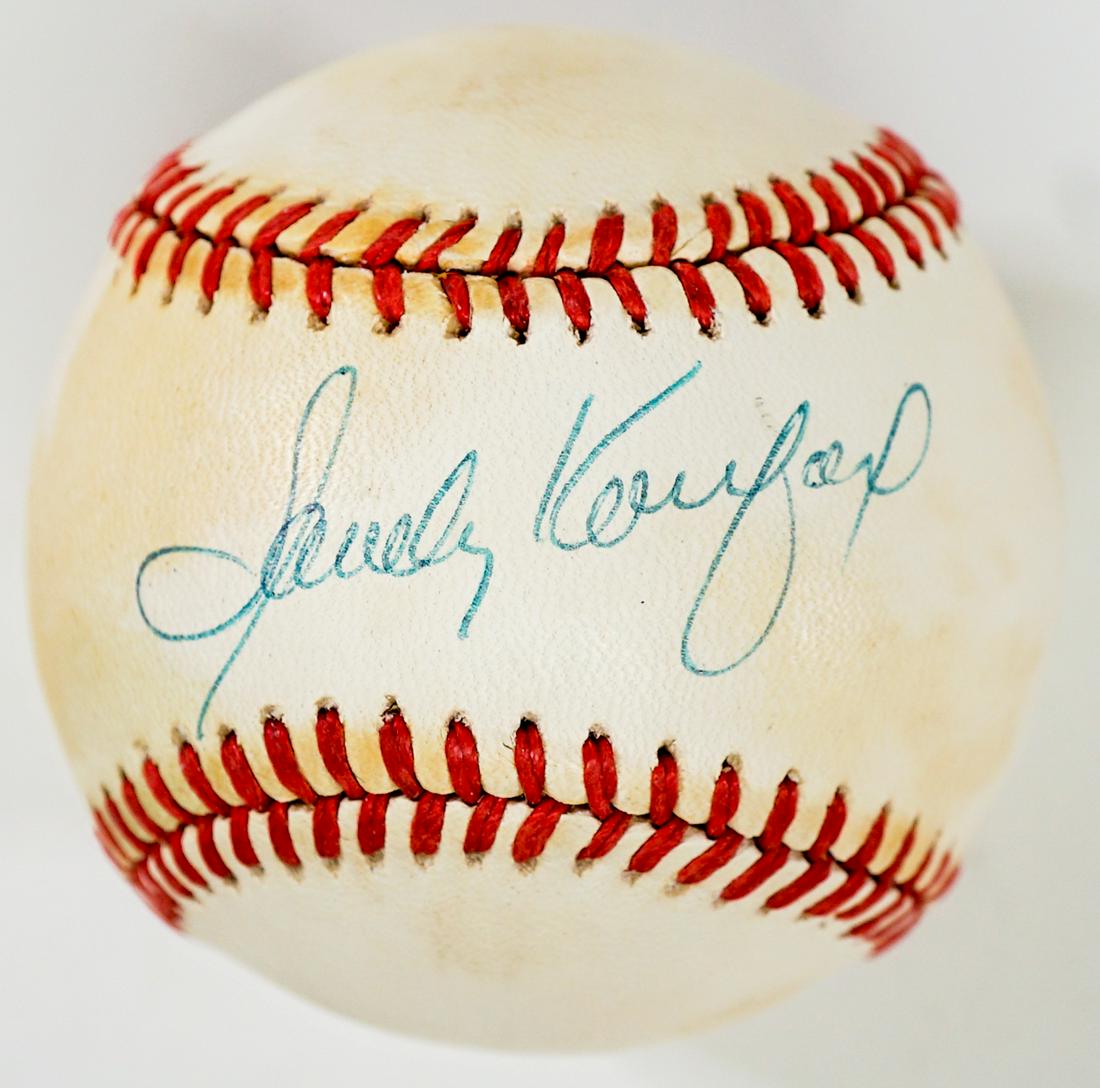 Sandy Koufax Single Signed Baseball BAS LOA (1 of 6)