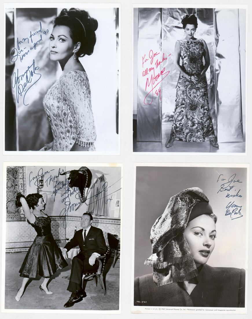 Yvonne De Carlo Signed Photos (4) (1 of 9)