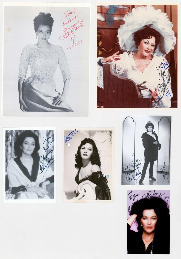 Yvonne De Carlo Signed Items (6) (1 of 13)