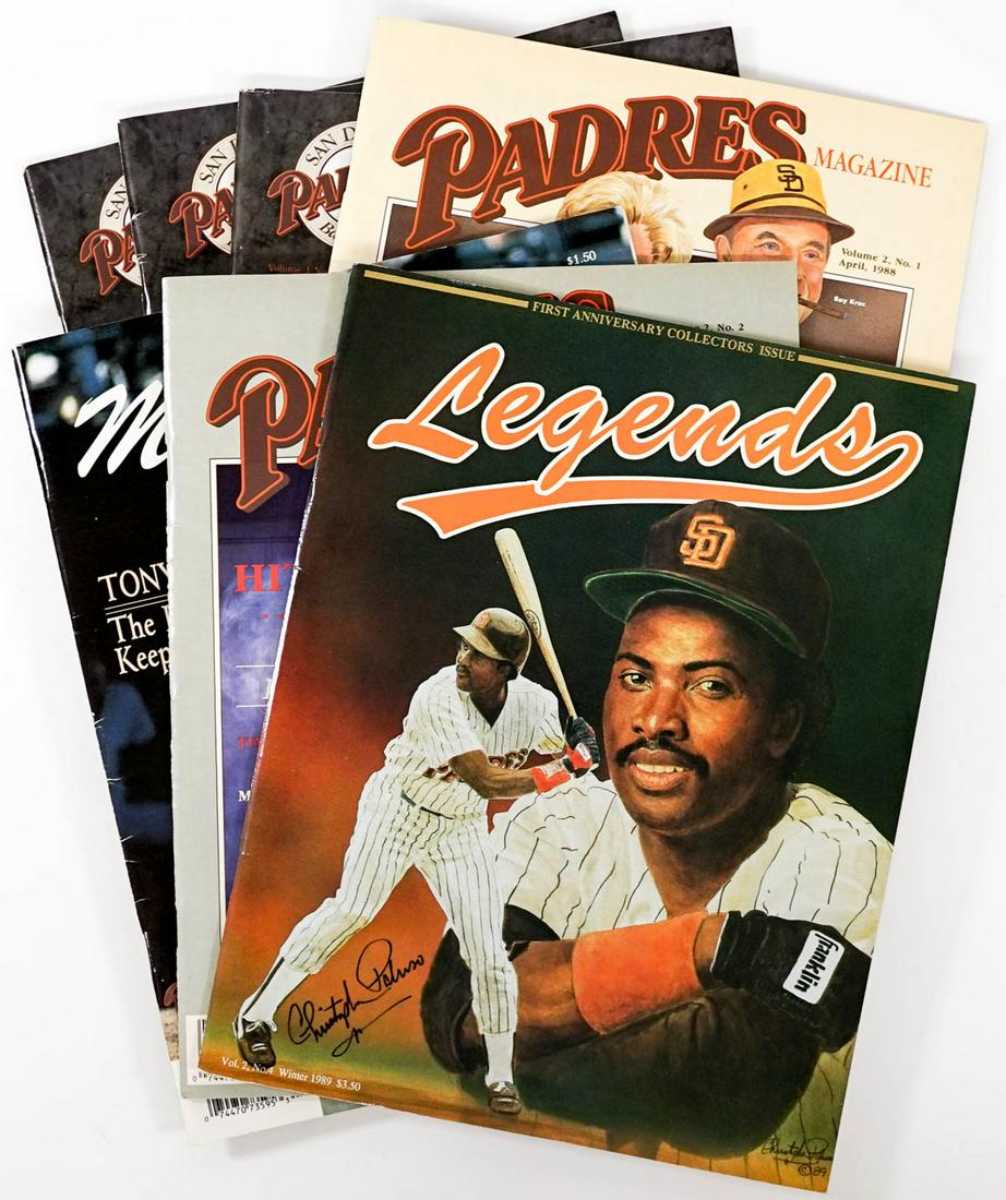 Tony Gwynn Program and Magazine Covers (7) (1 of 3)