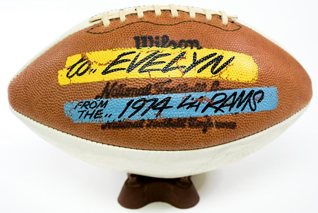 1974 LA Rams Team Signed Football (1 of 6)