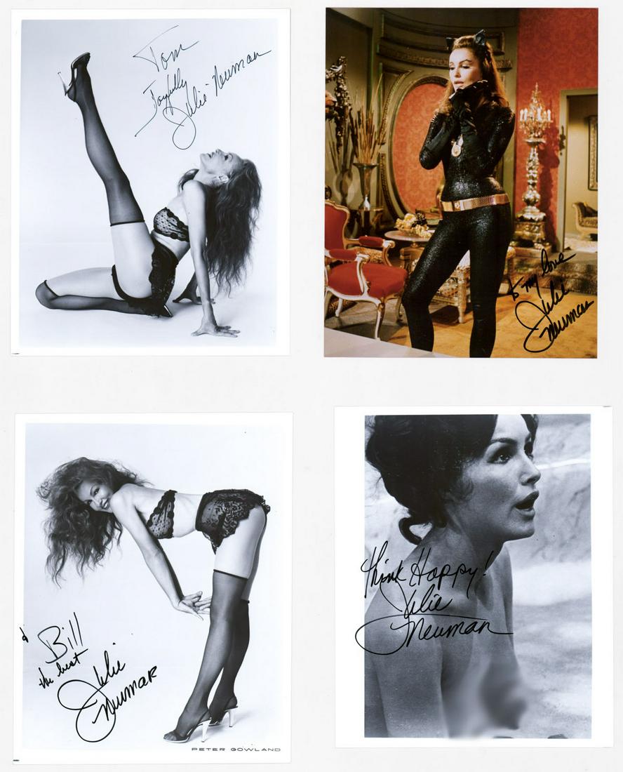 Julie Newmar (4) Photos Signed Beckett COA's (1 of 9)