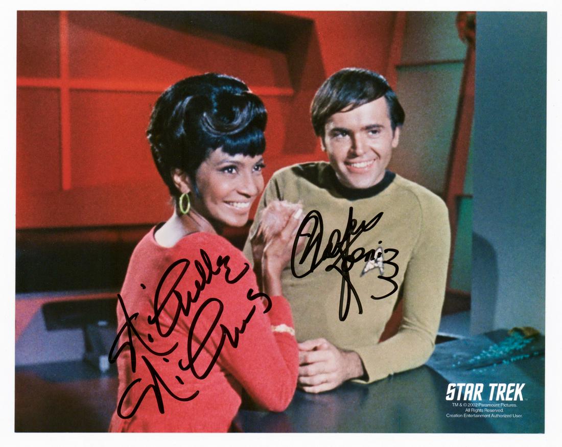 Signed Star Trek Photo [Nichelle Nichols; Koenig] (1 of 3)