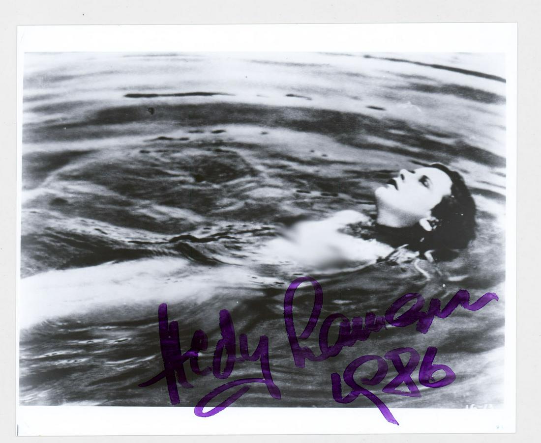 Hedy Lamarr 'Ecstasy Girl' Signed Photo (1 of 3)
