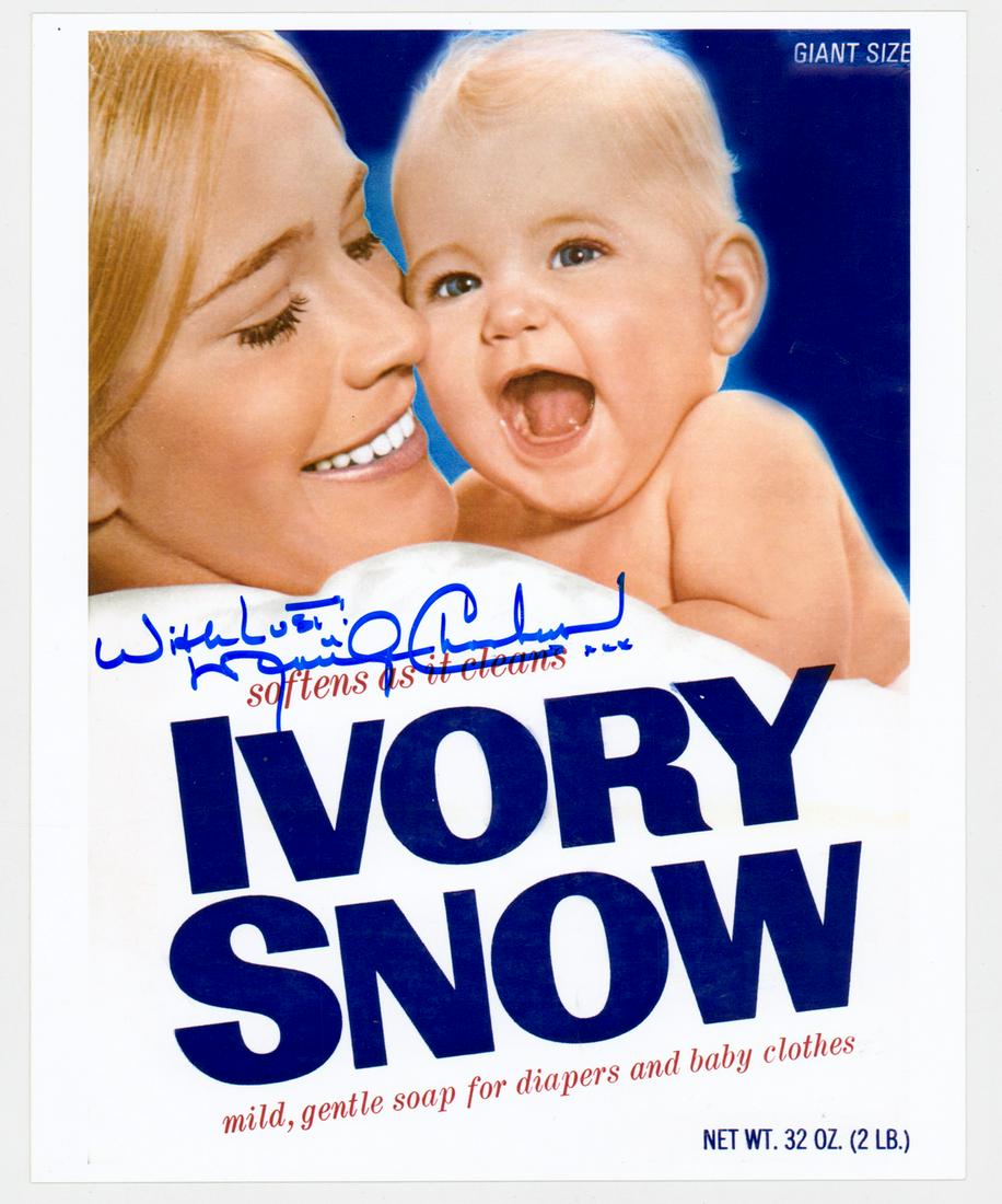 Marilyn Chambers Signed 'Ivory Snow' Image (1 of 2)