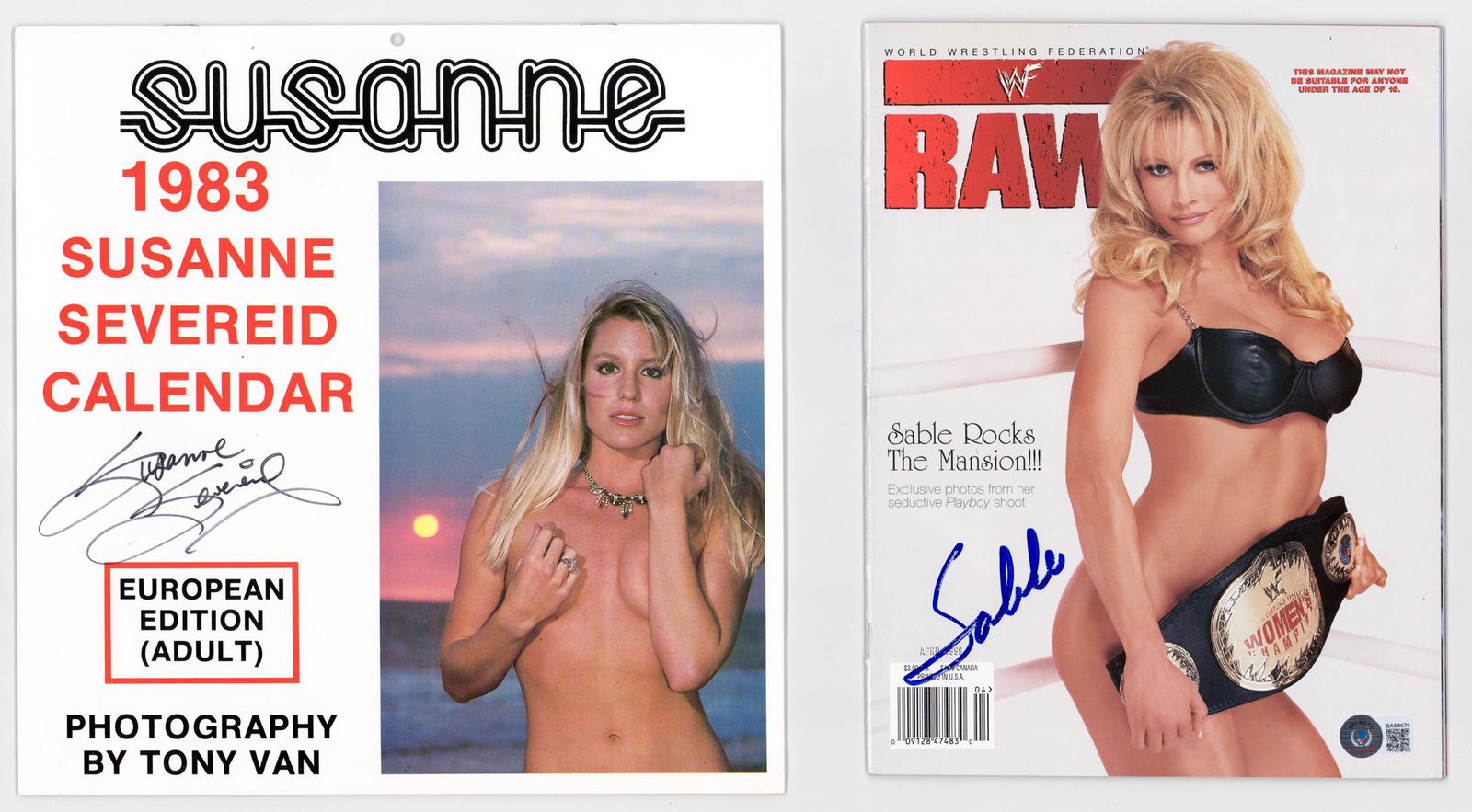 Actress Signed (2) Magazines (1 of 5)