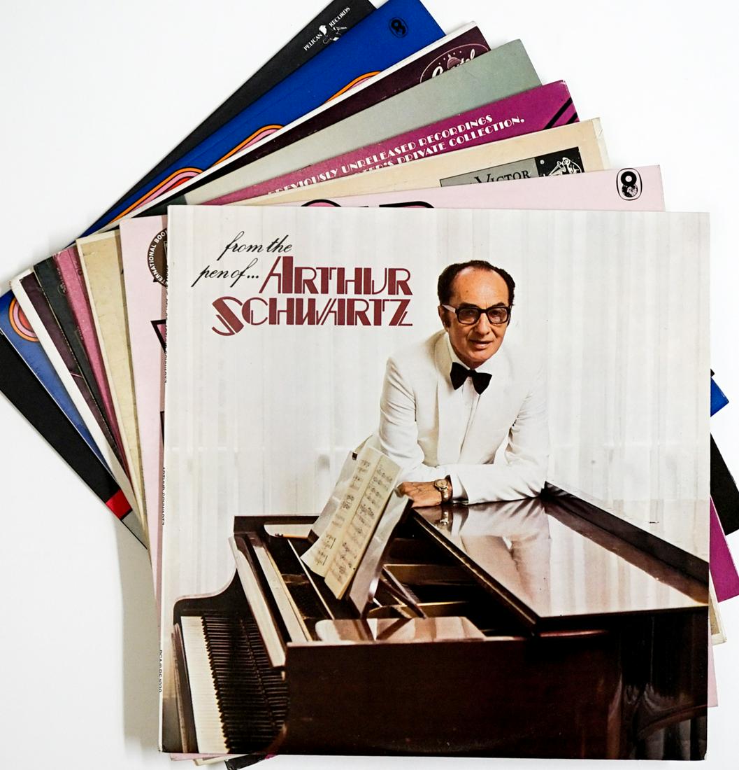 Composers / Songwriters (8) Vinyl LP's [Porter]: Eight (8) vintage vinyl LP's of various composers and songwriters performed by a variety of artists. Includes works of Cole Porter; Arthur Schwartz; Harold Arlen and more. Lightly or never played. Pro