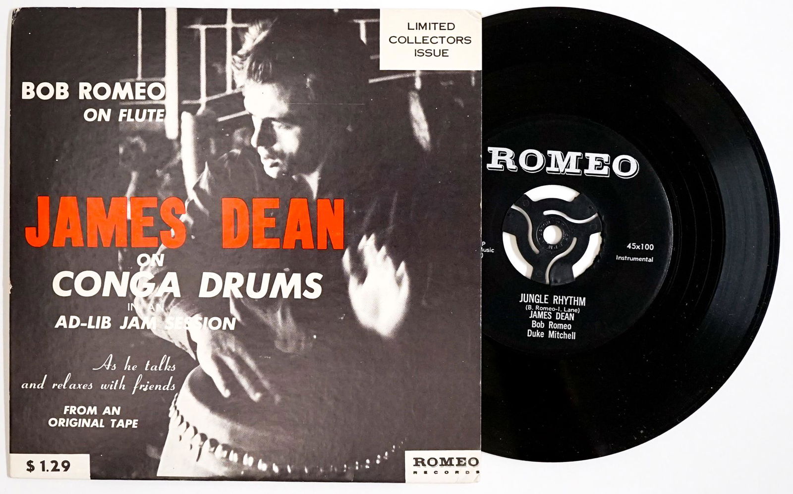 James Dean on Conga Drums 45 RPM (1 of 2)