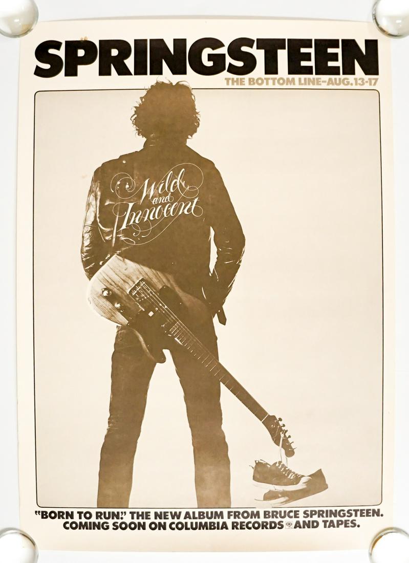 Bruce Springsteen Original Wild & Innocent Poster (1 of 2)