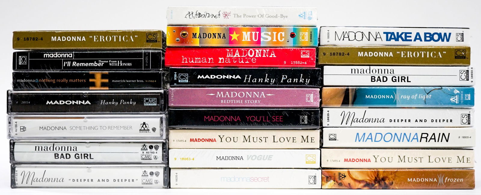 Madonna Factory Sealed Vintage Cassette Tapes (24) (1 of 5)