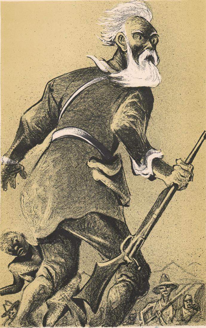 William Gropper Signed Litho [John Brown] (1 of 5)