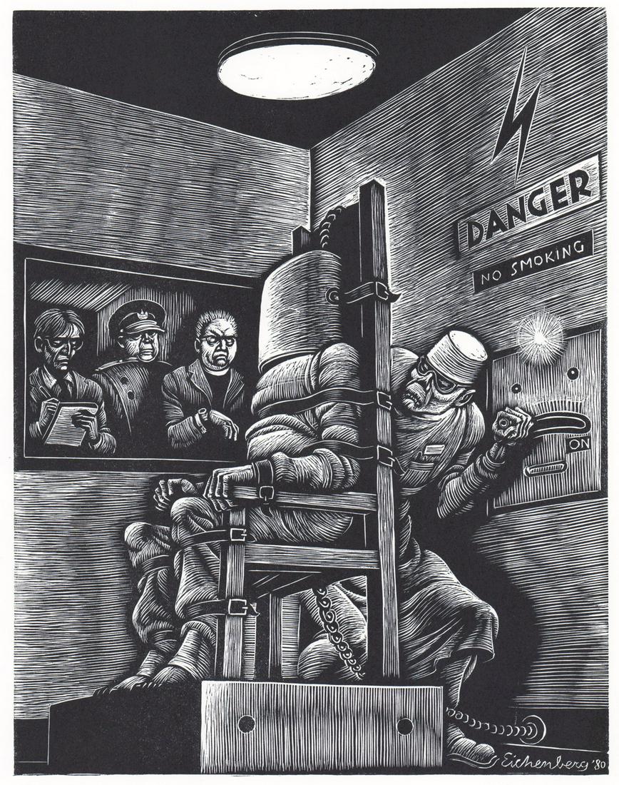 Fritz Eichenberg Signed Wood Engraving (1 of 5)