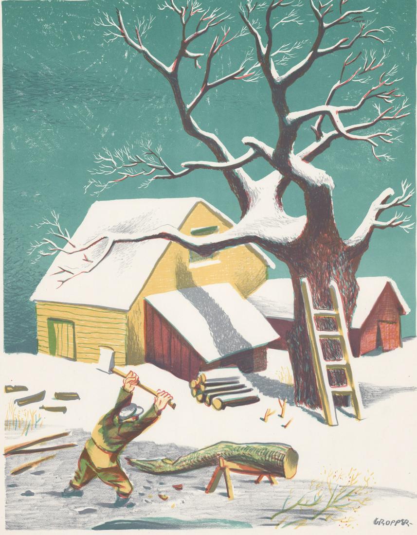 William Gropper Plate Signed Lithograph (1 of 4)