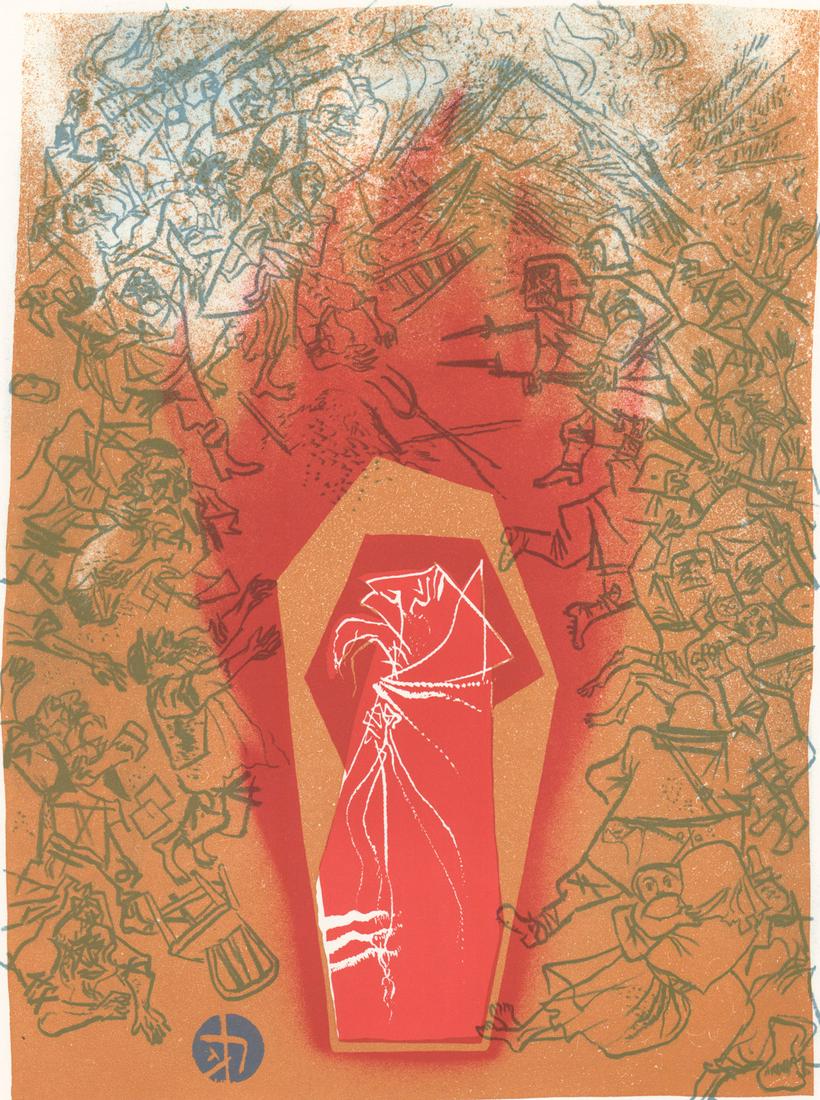 William Gropper Signed Trial Proof Lithograph (1 of 4)