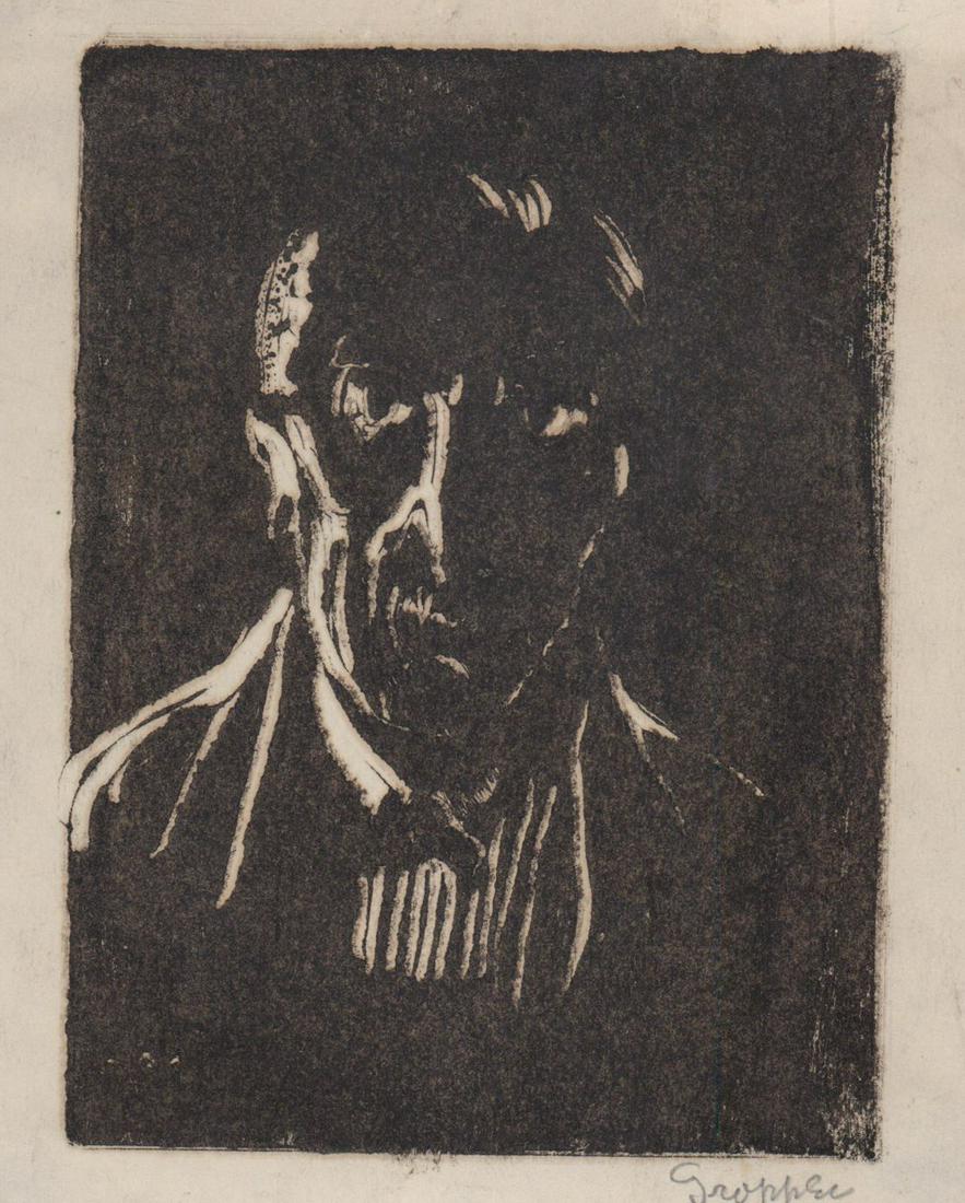 William Gropper Rare, Early Linocut (1 of 4)