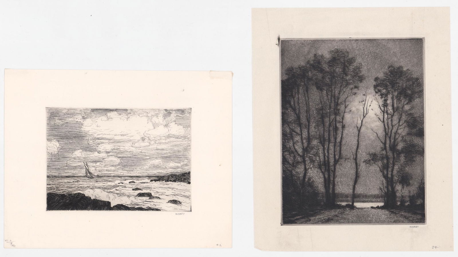 Robert Nisbet Signed Etchings (1 of 9)