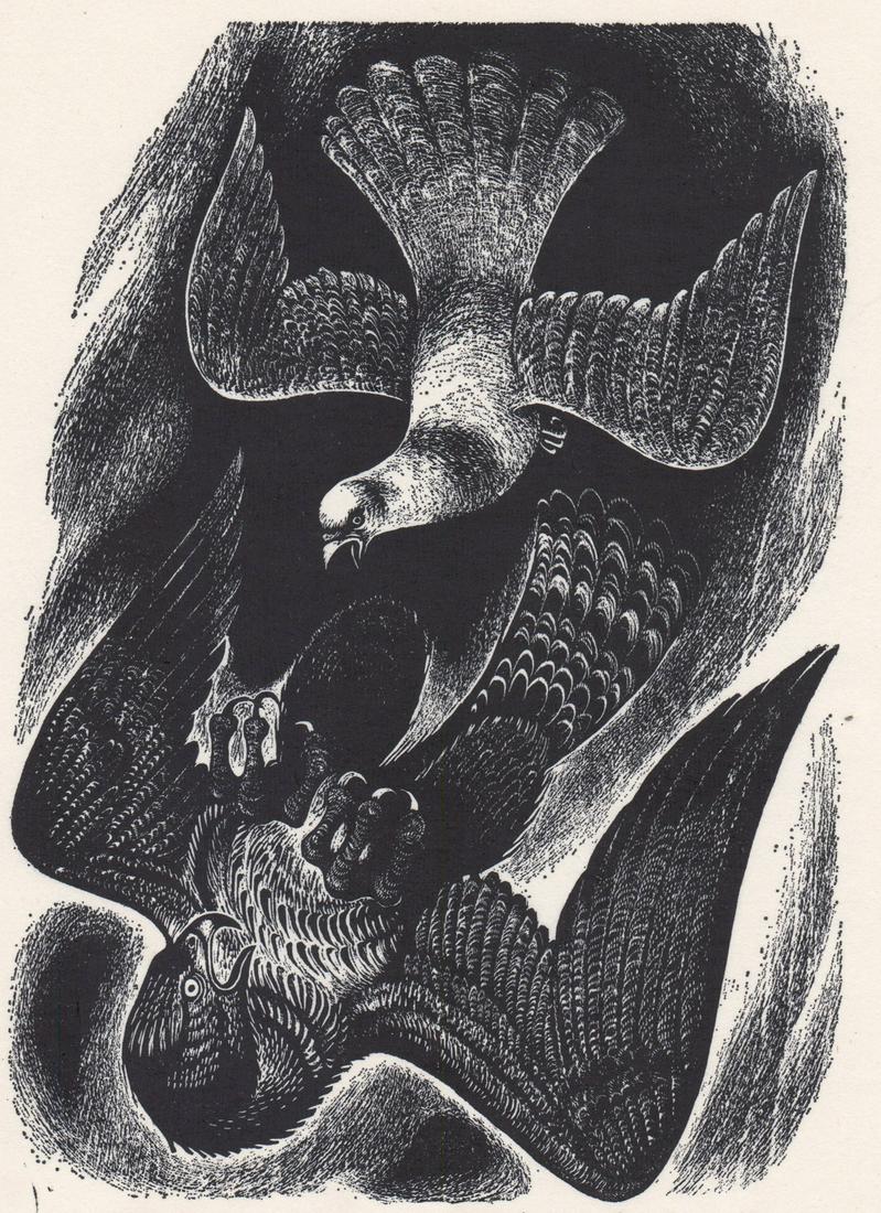 Fritz Eichenberg Signed Wood Engraving (1 of 4)