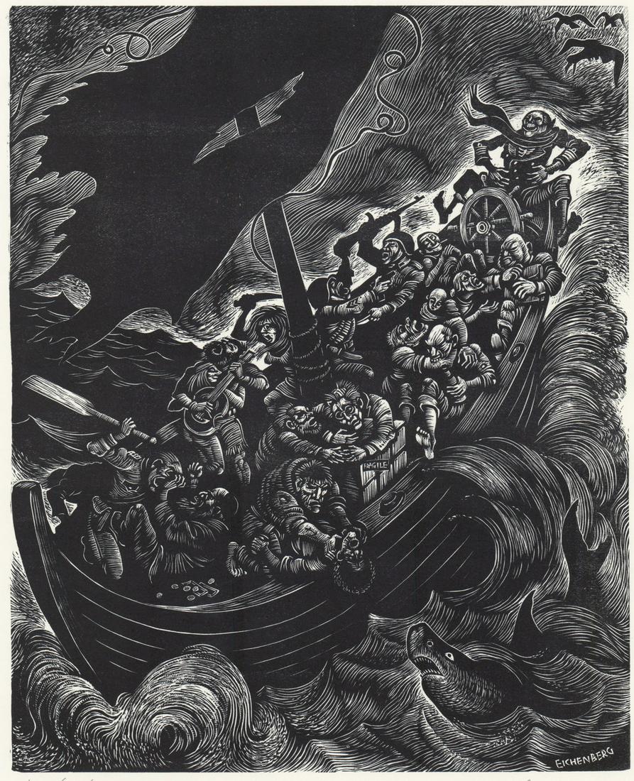 Fritz Eichenberg Signed Artist Proof Engraving (1 of 5)