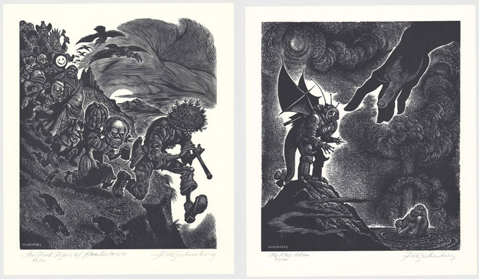 Fritz Eichenberg Signed and Numbered Engravings (1 of 15)