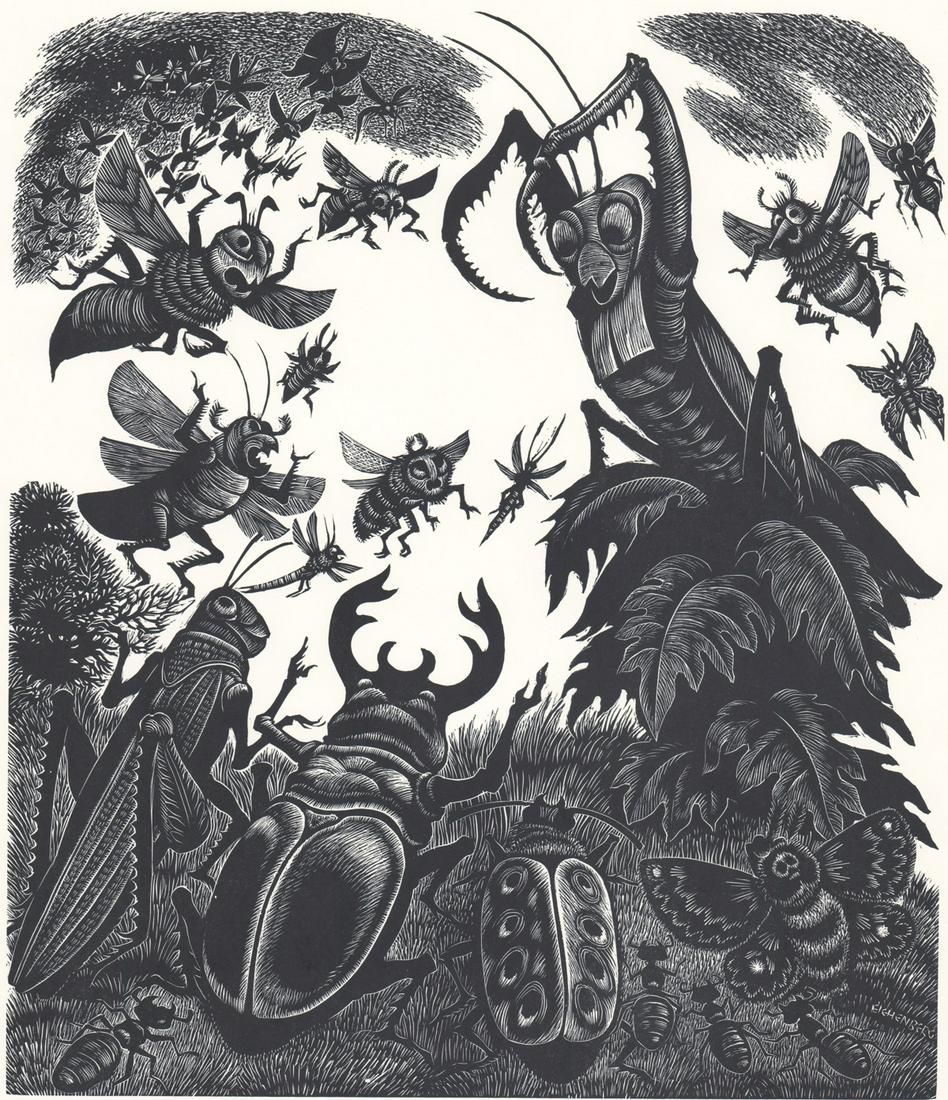 Fritz Eichenberg Signed & Numbered Engraving (1 of 7)