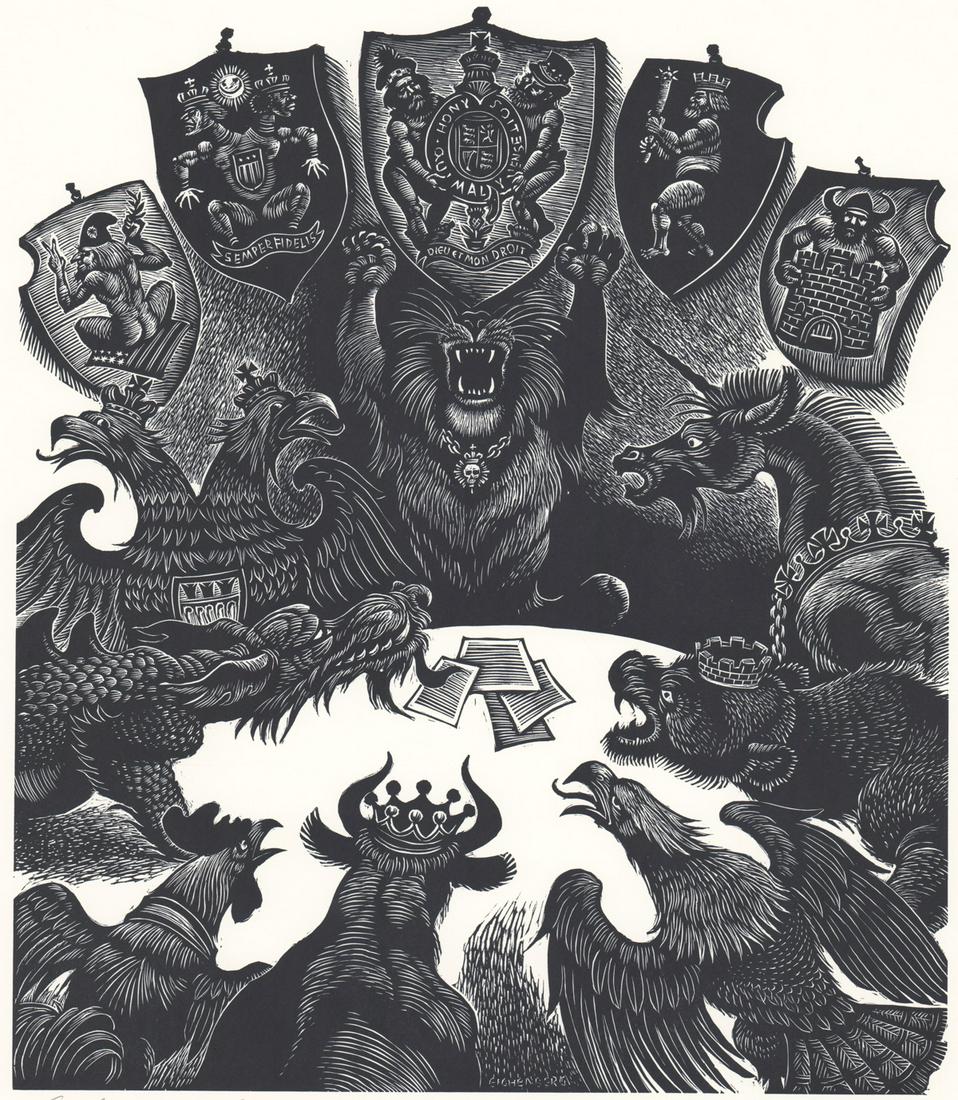Fritz Eichenberg Signed and Numbered Engraving (1 of 7)