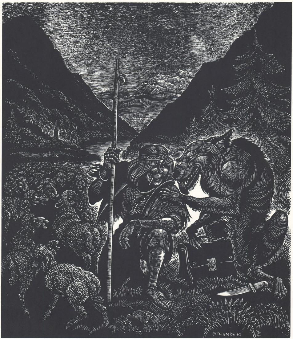 Fritz Eichenberg Signed and Numbered Engraving (1 of 7)