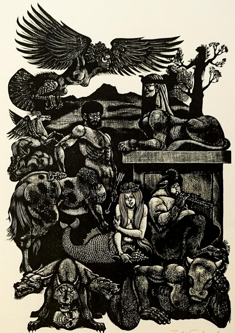 Beastiarium Fabulosum by Fritz Eichenberg (1 of 6)