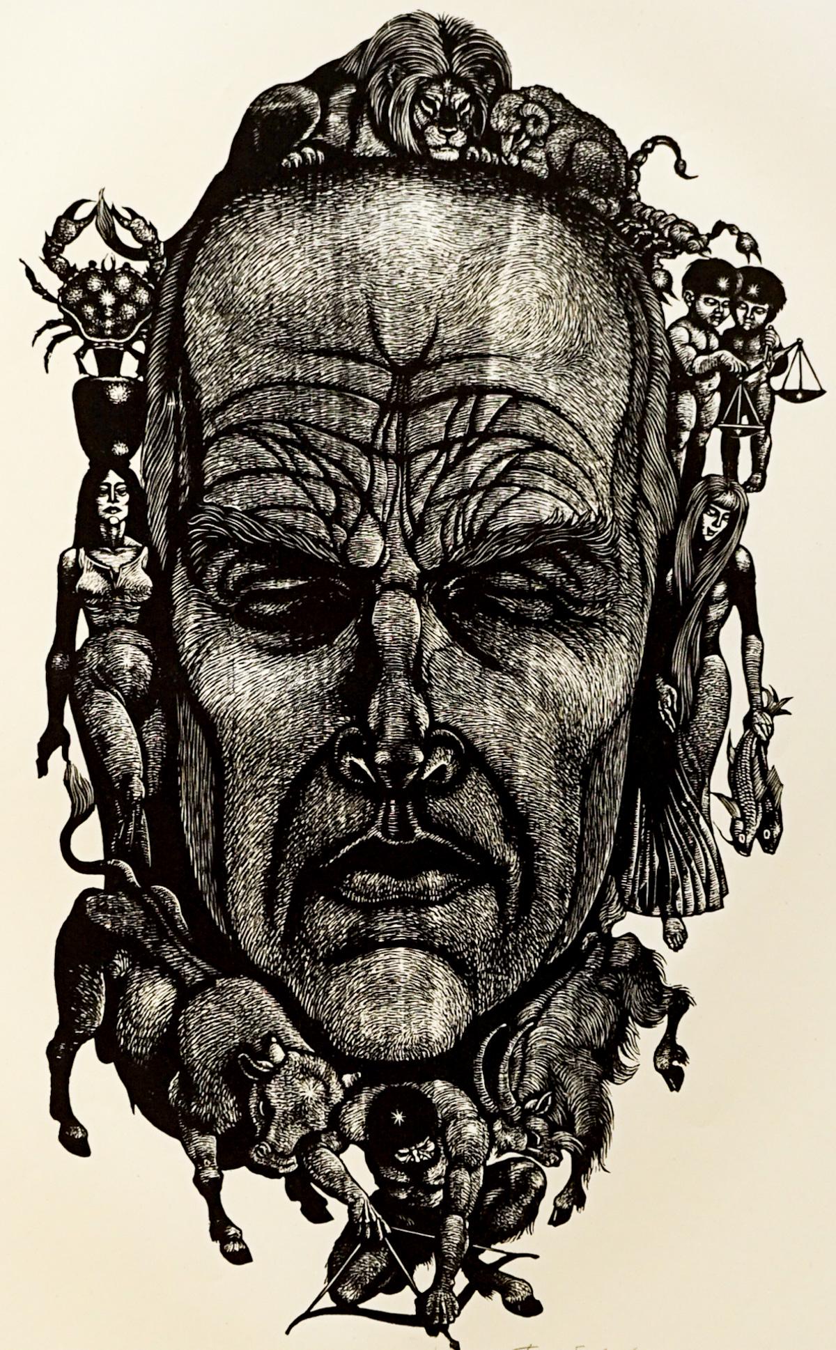 Private Nightmare Artist Proof by Fritz Eichenberg (1 of 5)