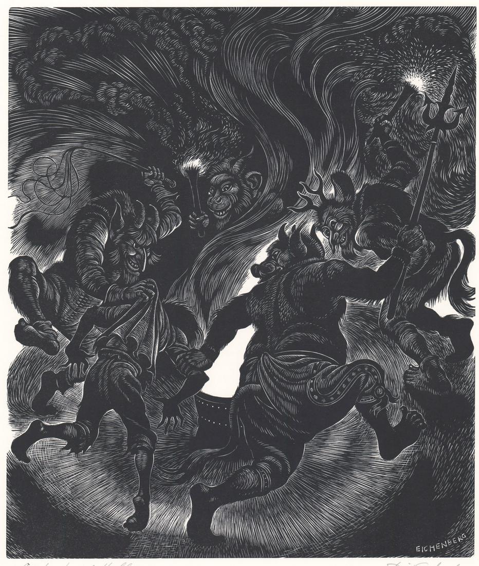 Fritz Eichenberg Signed and Numbered Engraving (1 of 5)