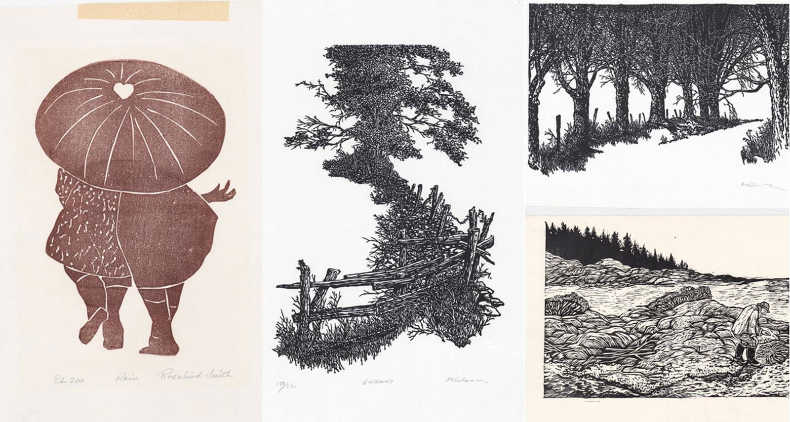 Assorted Woodcuts by Various Artists [Landscape] (1 of 5)