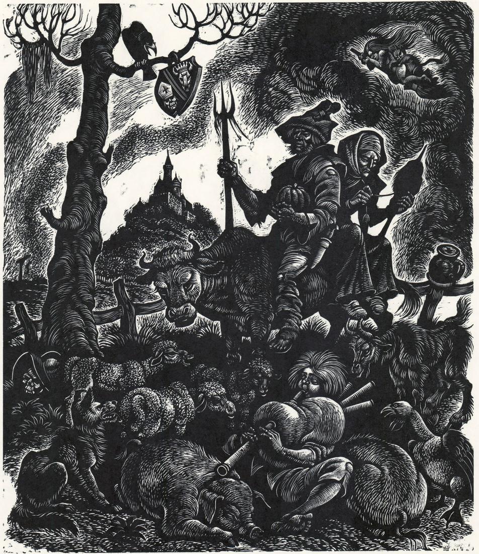 Fritz Eichenberg Signed Artist Proof Engraving (1 of 5)