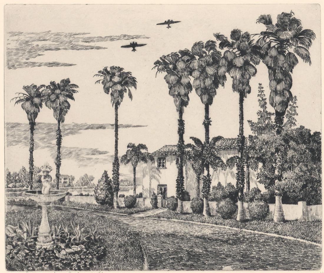 Walter R. Locke Signed Etching (1 of 5)