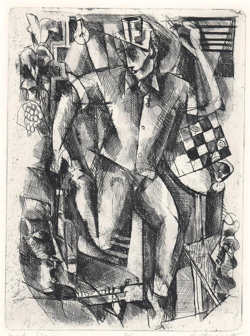 Andrew Antoniou Signed Etching (1 of 5)